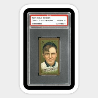 1911 Gold Border (T205) - CHRISTY MATHEWSON Sticker